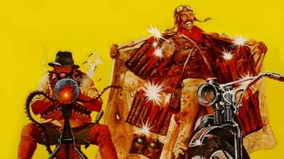 Decorative movie poster for A Fistful of Dynamite