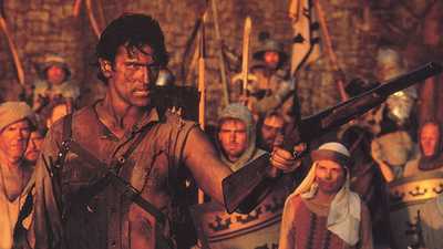 Decorative movie poster for Army of Darkness
