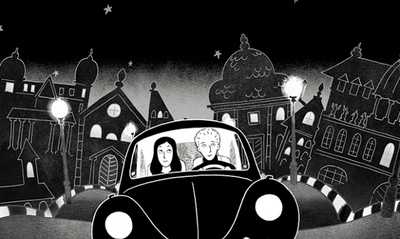 Decorative movie poster for Persepolis