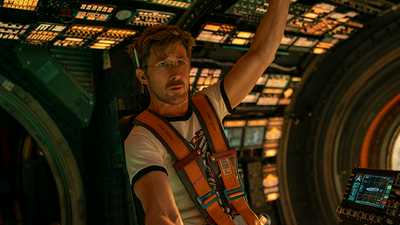 Decorative movie poster for Project Hail Mary