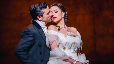 Decorative movie poster for RBO Encore: La Traviata (2026)