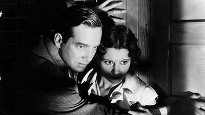 Decorative movie poster for The Black Cat