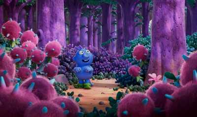 Decorative movie poster for The Smeds and The Smoos