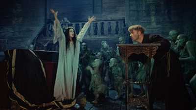 Decorative movie poster for Viy